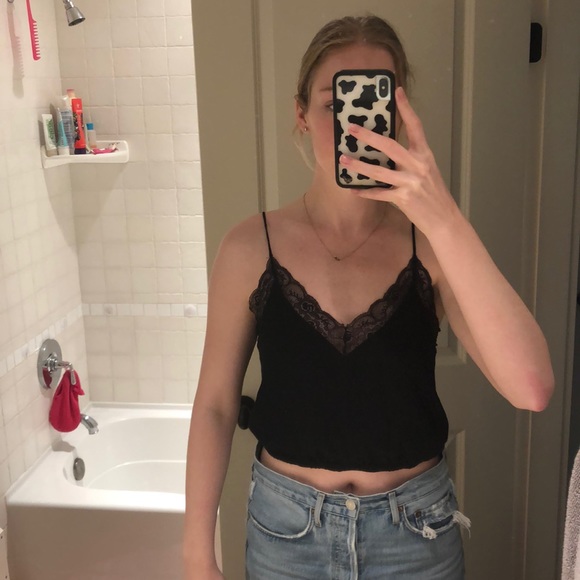 Wilfred Free lace trim crop top - Picture 1 of 4